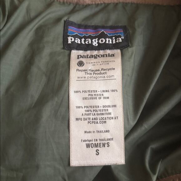 Patagonia Women’s Brown Cozy Fleece Pelage Jacket Size Small - Picture 6 of 9